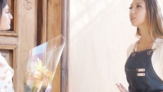 GIRLSWAY - Lesbo Flower Shop Owner Has Passionate Plowed With Her Favorite Customer Newly Single