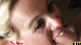 UKSubSluts.com - Blonde slut Roxy Mae's dominated and hard fucking