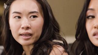 GIRLSWAY - Slim Besties Got Turned On While Disciplined By Upset Stepmoms Cory Chase & Reagan Foxx
