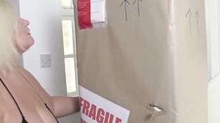 MatureLacey.com - Blonde lesbian's oral skills in old vs young action