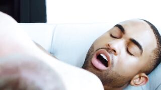 MaleNoir.com - Big dicked Remy Cruze rails his bottom boyfriend's hungry hole raw