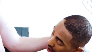 MaleNoir.com - Big dicked Remy Cruze rails his bottom boyfriend's hungry hole raw