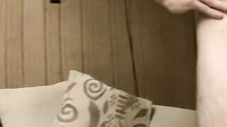 Uncut Devin Reynolds showed off his dick with his buddy in this cum splashing session