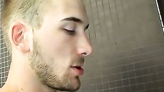Cute twink Jayden Taylor takes two monster dick in his mouth at once