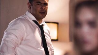 TRANSFIXED - Older Fashioned Man is Assfucked by Hidden Step-Daughter Emma Rose (Portuguese Subtitles)