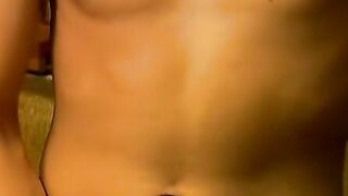 Handsome young guy Cristian in a solo dick wanking off session in the bar