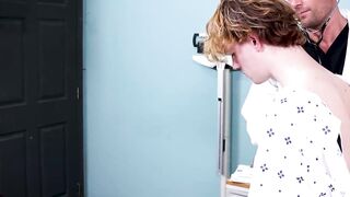 Doctor Beaux Matthews cures Skylar Finchs fatigue after a hardcore bareback ass fucki