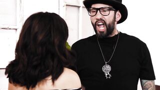 BURNING ANGEL - Erotic Skinny Jane Wilde Deepthroats A Dick Before Getting Her Snatch Nailed Rough