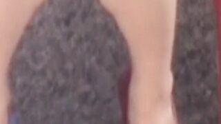 Hot Japanese pussy panties outdoor voyeur hidden camera