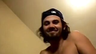 Str8Thugs.com - Hunky and horny straight thug stroking his juicy man tool in solo ses