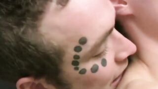 FuckingStraightBoys.com - Bitch enjoys mmf fun with two eager guys