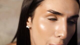 Goddess Latina Trap Loves Sucking Her Dildo Toy
