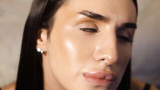 Goddess Latina Trap Loves Sucking Her Dildo Toy