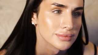 Goddess Latina Trap Loves Sucking Her Dildo Toy