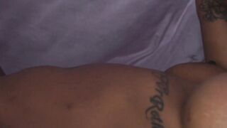 Two ebony babes scissor one another before having threesome with hung Jay Romero Hoe 2