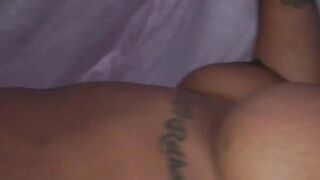 Two ebony babes scissor one another before having threesome with hung Jay Romero Hoe 2