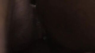 Horny ebony gives handsome masseur a blowjob