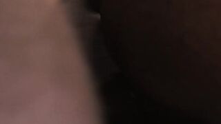 Horny ebony gives handsome masseur a blowjob