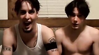 Str8Thugs.com - Horny straight thugs Axel and Billy love beating their meat in duo pl