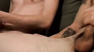 Str8Thugs.com - Horny straight thugs Axel and Billy love beating their meat in duo pl