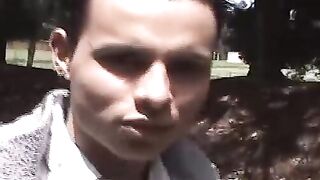 Latino amateur twink Damian gets slammed hard by Emanuel