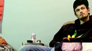 JoeSchmoeXXX.com - Karma jerks off his cock till it explodes in a massive cum load