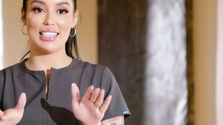 ADULT TIME - Masseuse Katie Kush CAUGHT FUCKING CLIENT During Nuru Rubs! INTENSE SLIPPERY three-WAY