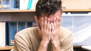 BoyPunish.com - Young shoplifter's sucking and raw fucking by a hung officer's huge c
