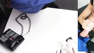 Busty elegant MILF busted shoplifting