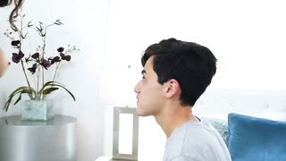 Naughty MILF Alexis Fawx sits on my handsome face before sucking my fat cock Hoe 2