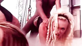 Femdom Orgy with Dominas and Slaves
