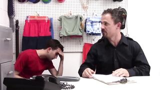 Perps4Sale.com - Tatted twink Gets deep ass pounded deep for Stealing from Store