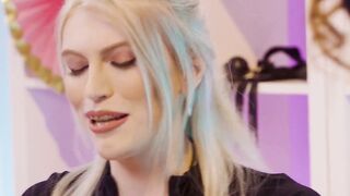 TRANSFIXED - Sensual Bride Tries T-Girl Izzy Wilde's Sex Sex Toys After Being Caught By Lauren Phillips