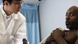 Doctor Dakota Lovell offers his ass to solve stud Aaron Trainers random boners