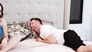 ADULT TIME - Freya Parker Lets Her Dude Best Friend Nailed Her After She's CAUGHT MASTURBATING!