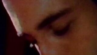Lean mustached dude Anthony Lee receives oral and anal hammering