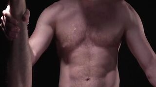 Gorgeous Nathan James screamed hard as he rode the big cock of hot Legrand Wolf