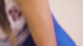 ALL BIMBOS STROKES - 2 Hottie BFF Cheerleaders Practice Together Their One Of A Kind Moves
