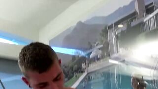 Chainsmokers Alexander Greene and Blake Stone enjoyed swapping smoke in their ass fuc
