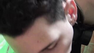 Charming twink Lucas Andrade hammered in his tasty ass for cash