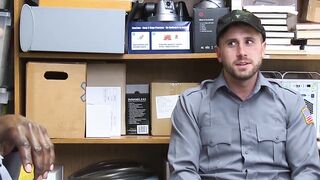 SayUncleNetwork.com - Security officer disciplined and barebacked by his black boss
