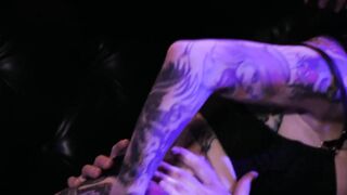BURNING ANGEL - Great Gothic Joanna Angel Gets Her Both Holes Banged Inside double penetration By 2 Huge Cocks