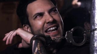 BURNING ANGEL - Great Gothic Joanna Angel Gets Her Both Holes Banged Inside double penetration By 2 Huge Cocks