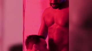 SayUncleNetwork.com - Dominant ebony male unleashes raw fury on petite gay