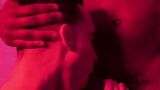 SayUncleNetwork.com - Dominant ebony male unleashes raw fury on petite gay