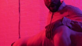 SayUncleNetwork.com - Dominant ebony male unleashes raw fury on petite gay