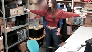 Sexy brunette Kenzi spreads her tight pussy for some dick