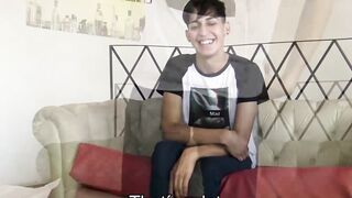 LatinoJuice.com - Gay for pay Felix gobbles my meaty dick until I explode my sticky c