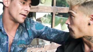 LatinoJuice.com - I skillfuly used my wet tongue to lick and swallow Daves thick long