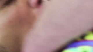 Amateur twinks swap blowjobs before doggystyle fucking